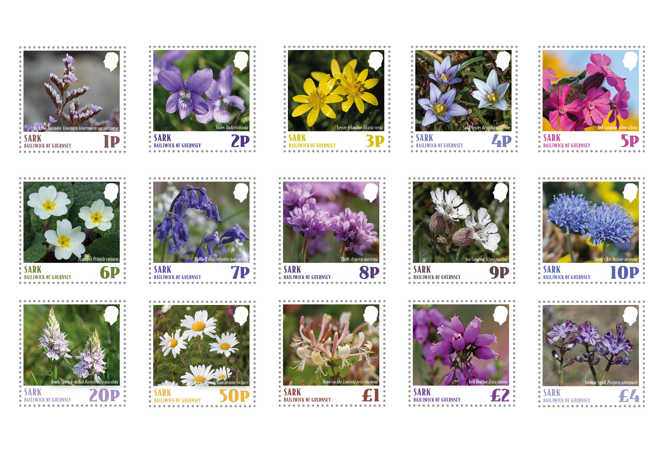 Set of 15 Stamps